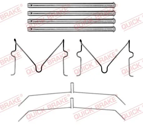 Accessory Kit, disc brake pad